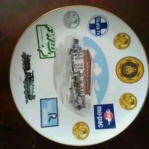 HB&T Gold Harriman Recipient Fine Porcelain Plate series #1